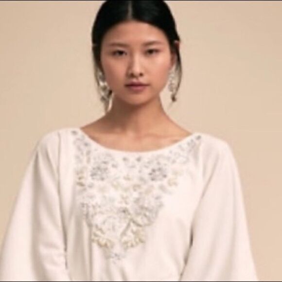 💯 Anthropologie x BHLDN Aidan Mattox Riviera - Picture 3 of 8